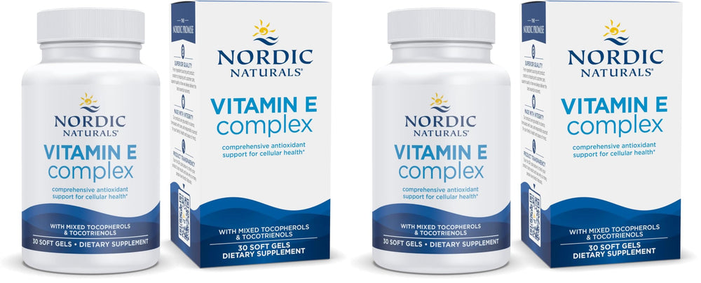 Nordic Naturals Vitamin E Complex unflavored bottle front view