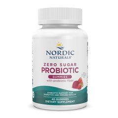 Nordic Naturals Zero Sugar Probiotic Gummies Strawberry Watermelon – 40 gummies