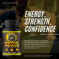 Energy and stamina supplement product shot for NordicPower