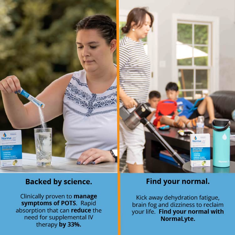 NormaLyte sodium and potassium balance powder supports hydration.