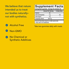 Ingredient highlights: organic yacon and coconut blossom nectar