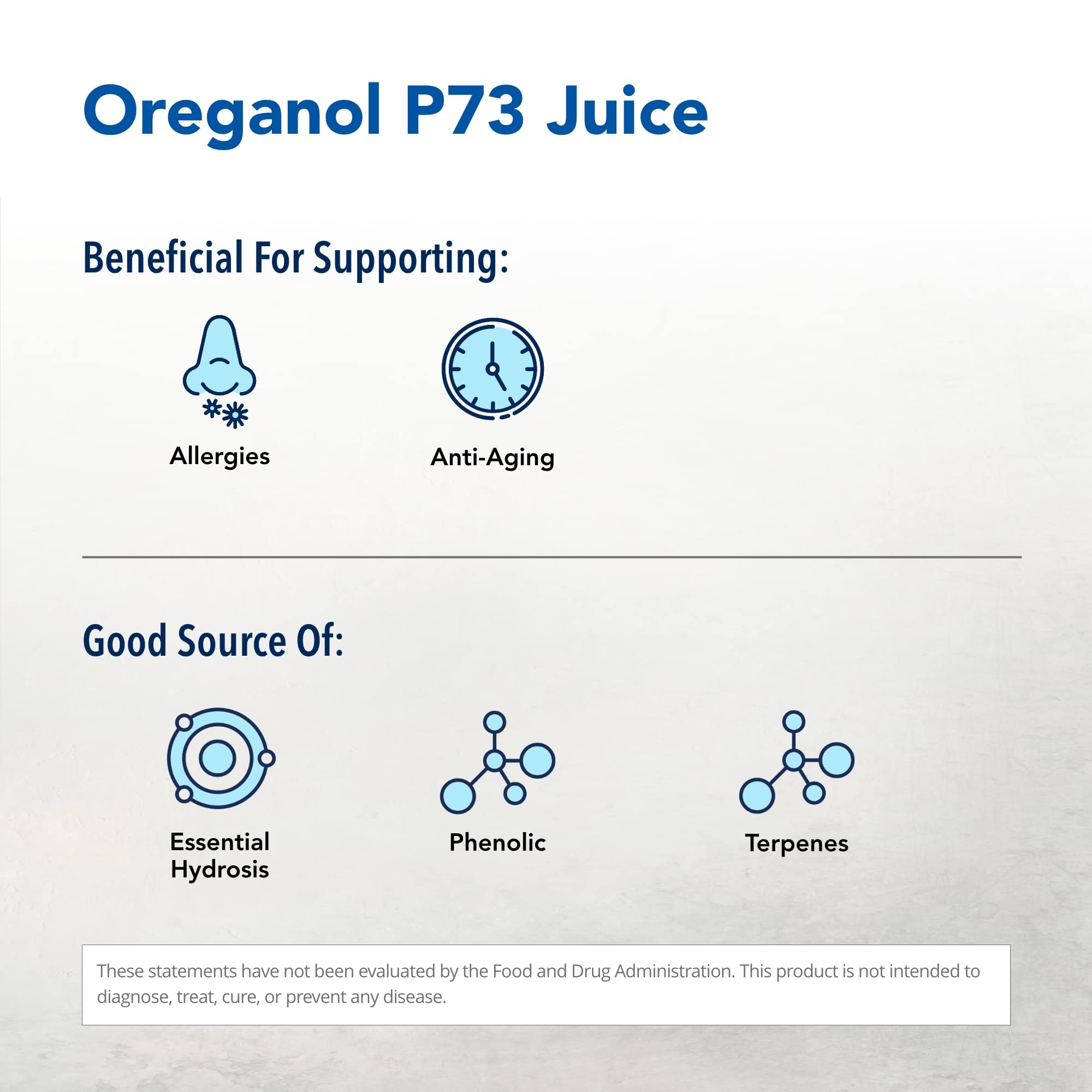 Pouring oregano juice extract from bottle