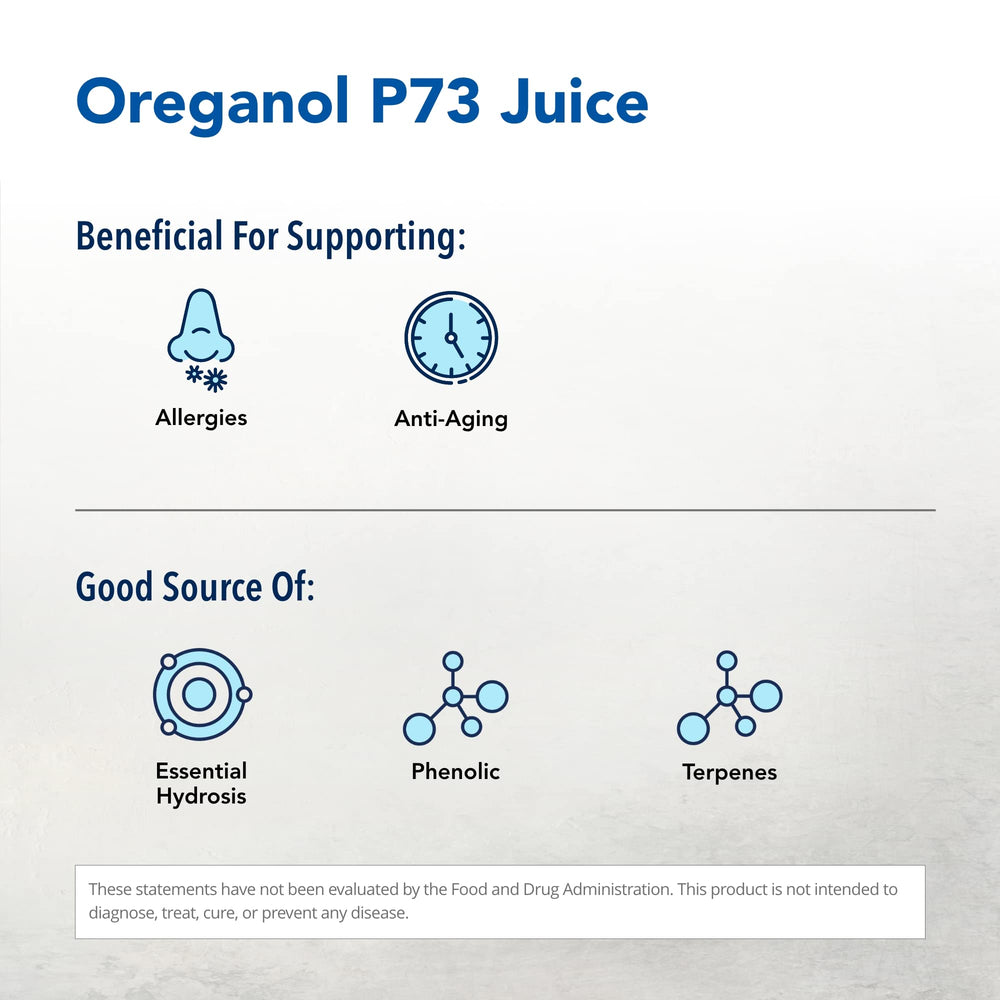 Pouring oregano juice extract from bottle