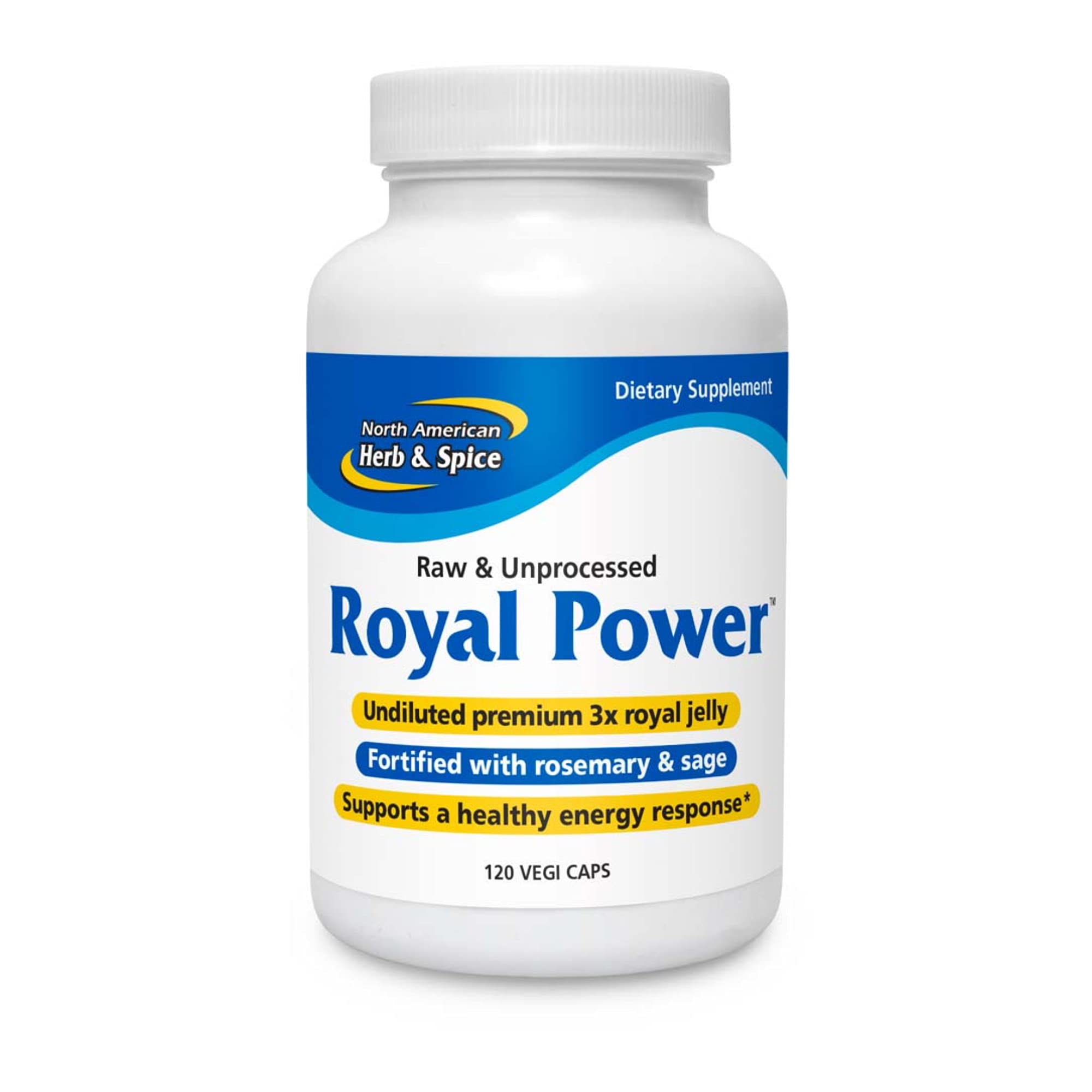 Royal Power Vegi-Caps bottle front label