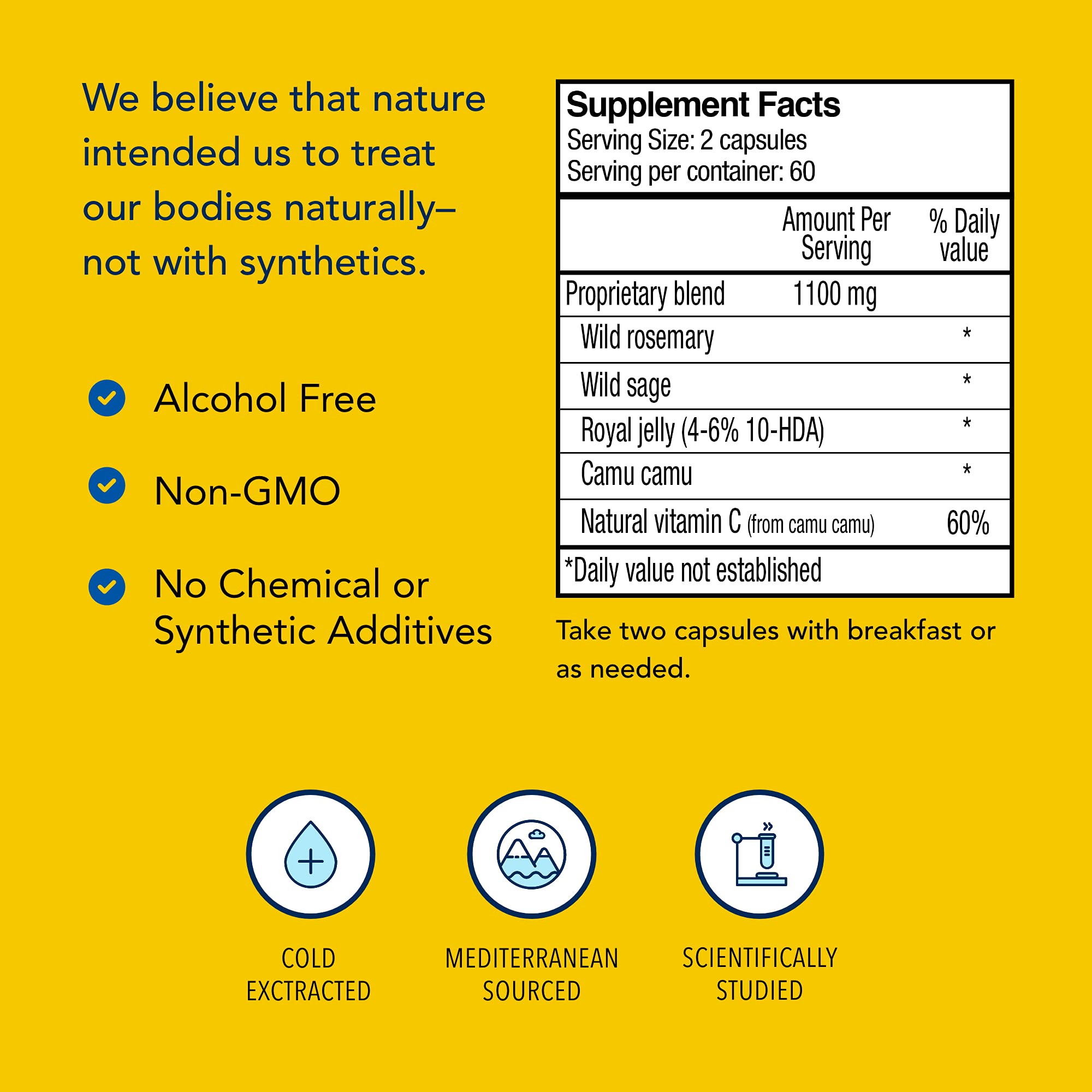 Capsules close-up inside bottle