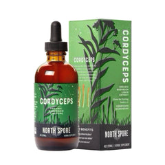 2oz bottle of North Spore Cordyceps tincture
