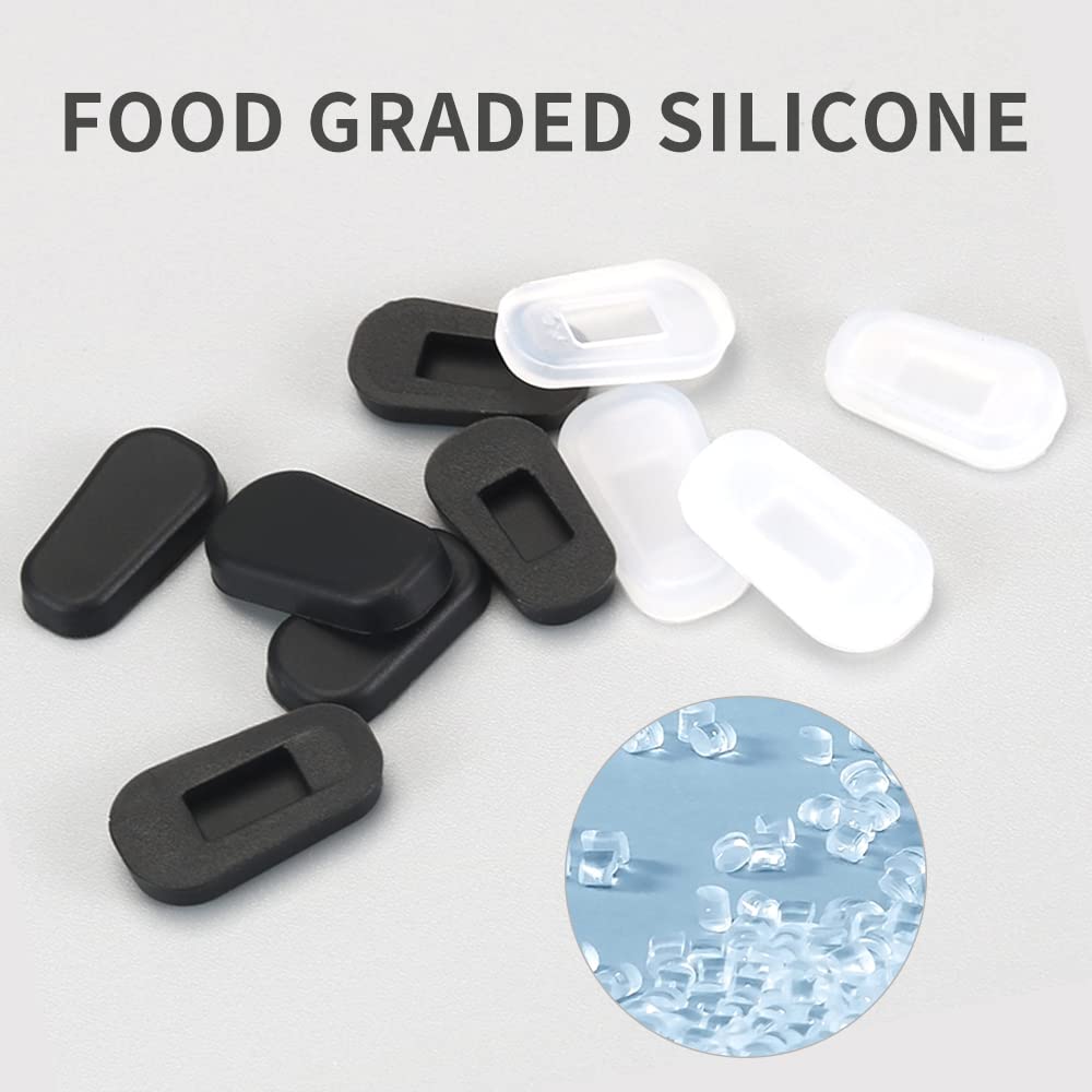 Nose pad covers attached to screw-in glasses