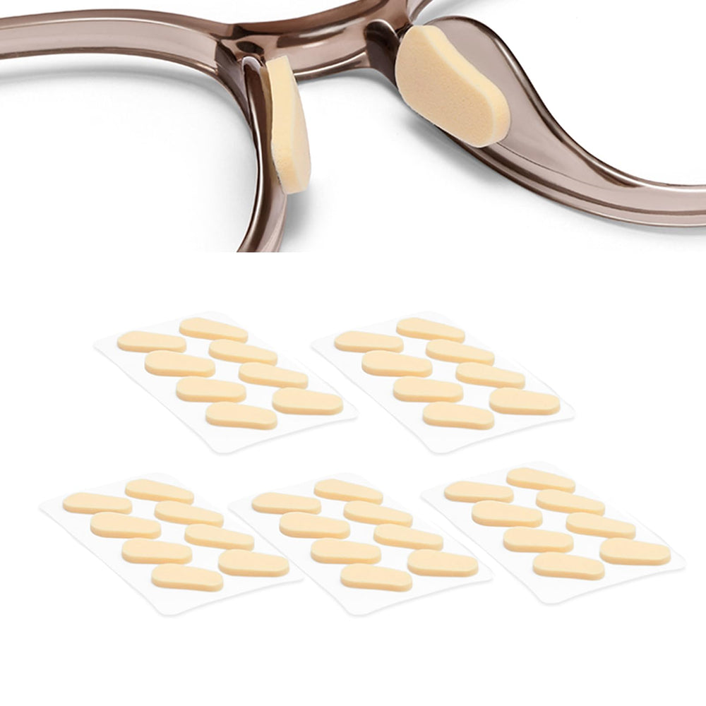 Drop shape foam nose pad, 1.0mm, skin color, close-up