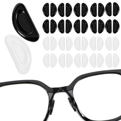 20 pairs of silicone eyeglass nose pads