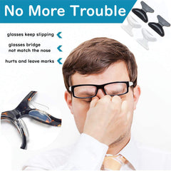 Close-up of 13-pair nose pads in packaging