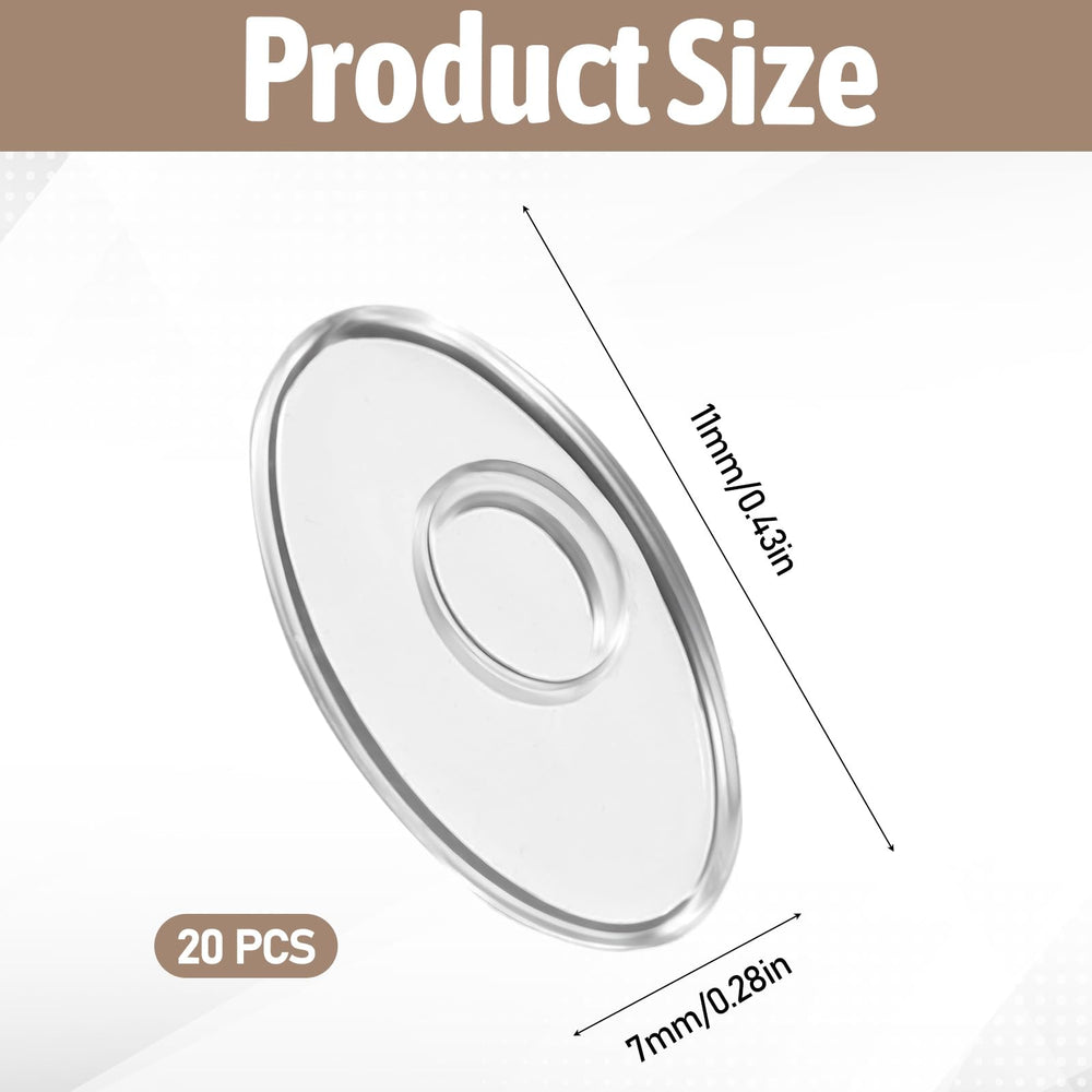 Push-in nose pads installation without tools