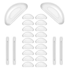 10 pairs of silicone nose pads for eyeglasses