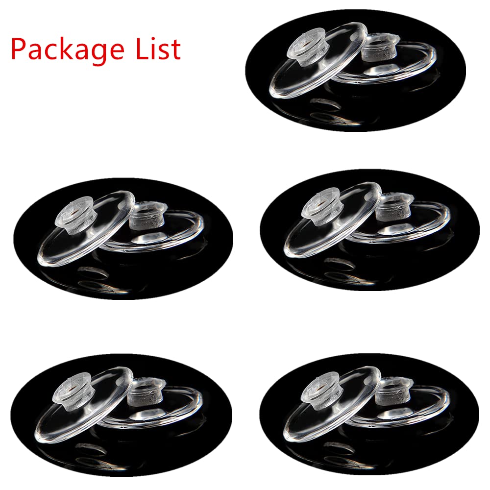 Pack shot showing 5 pairs of push-in nose pads