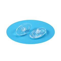 Soft silicone nose pads, 13mm oval, universal fit, set of 5