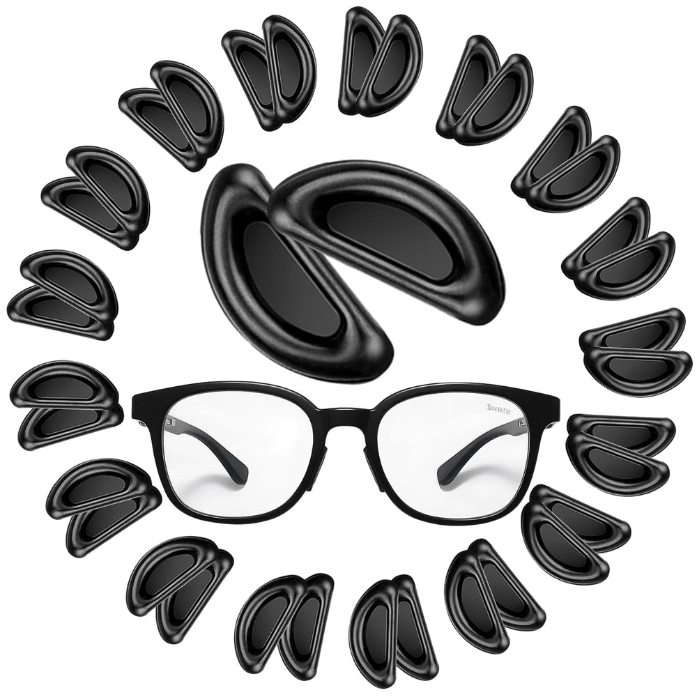 1mm ultra-thin silicone eyeglass nose pad on frame