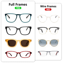 2-pack of soft silicone nose pads for full-rim frames