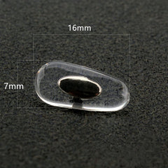 Close-up of cross-shaped nose bridge pad material