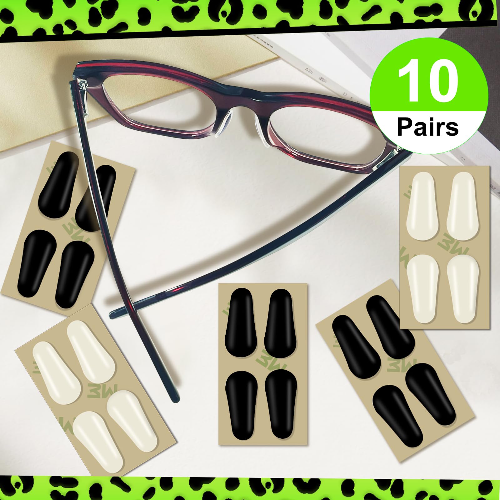 Nose pad dimensions 1.6mm x 19mm x 9mm