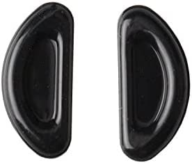 5 pairs soft silicone adhesive eyeglass nose pads package (Black)