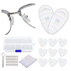 Screw-in air-chamber nose pad close-up