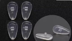 Push-in silicone nose pads for glasses - 4 pairs, close-up
