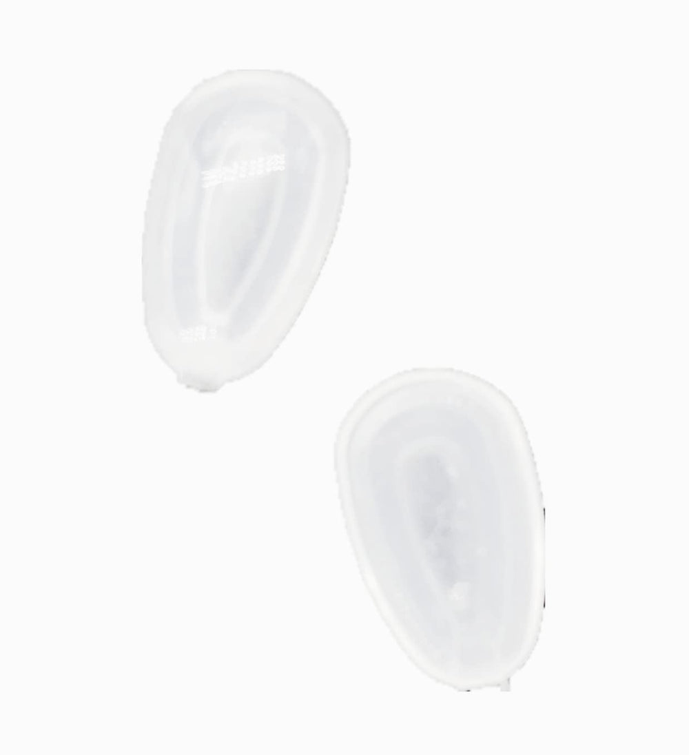 Replacement nose pads for glasses - 12x7mm clear silicone