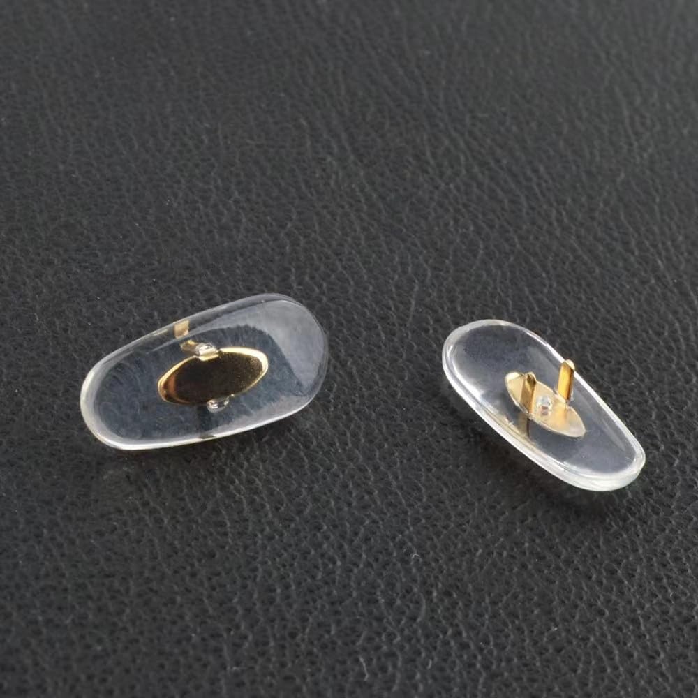 Close-up of PVC soft nose pad material (gold 16mm)