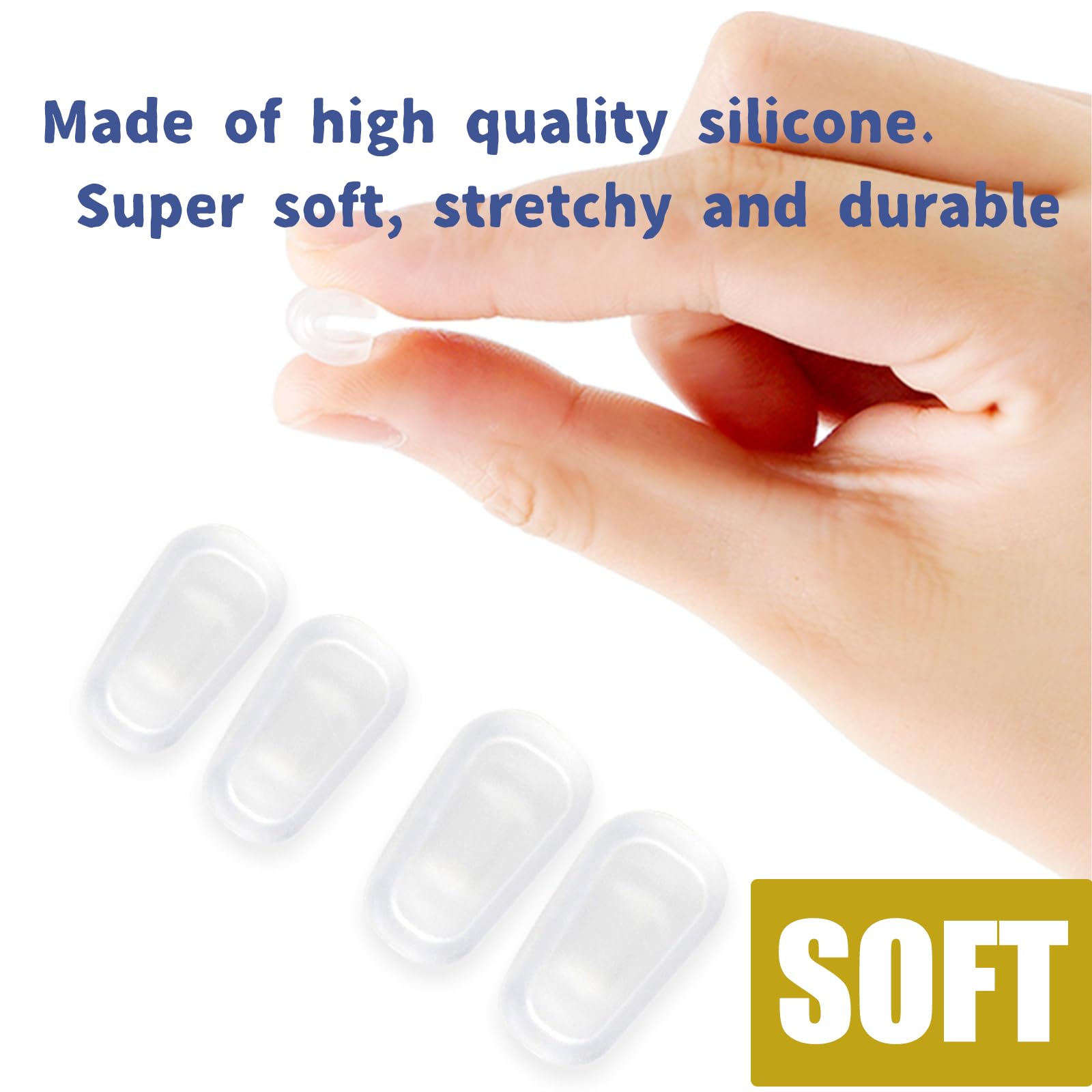 Non-slip design prevents glasses from slipping