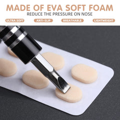 Drop-shaped nose pads 1mm thickness for eyewear