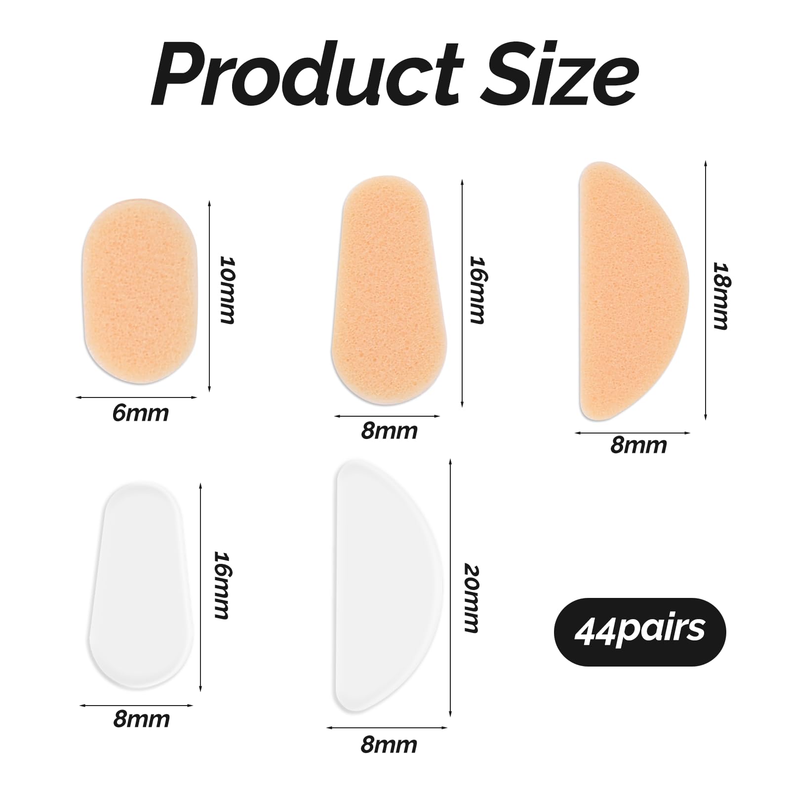 Self-adhesive EVA silicone nose pads for glasses