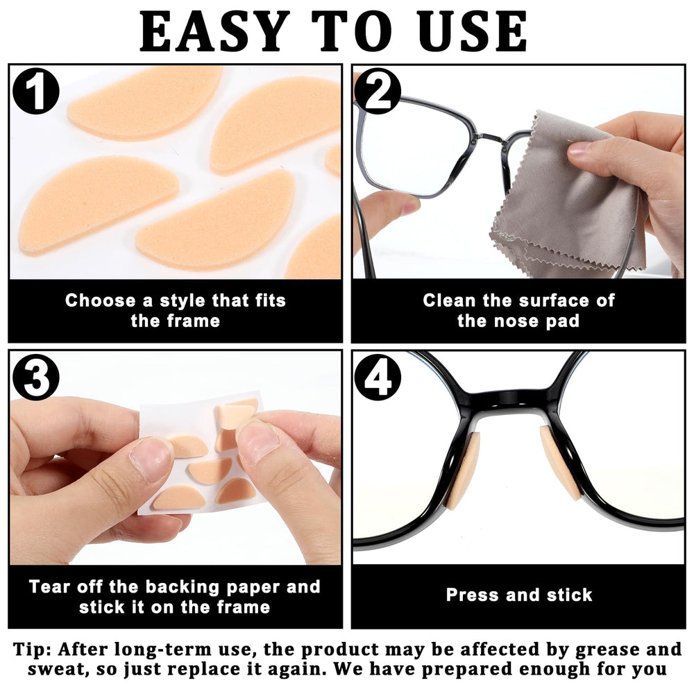 Close-up of foam nose pads material (sponge blend)