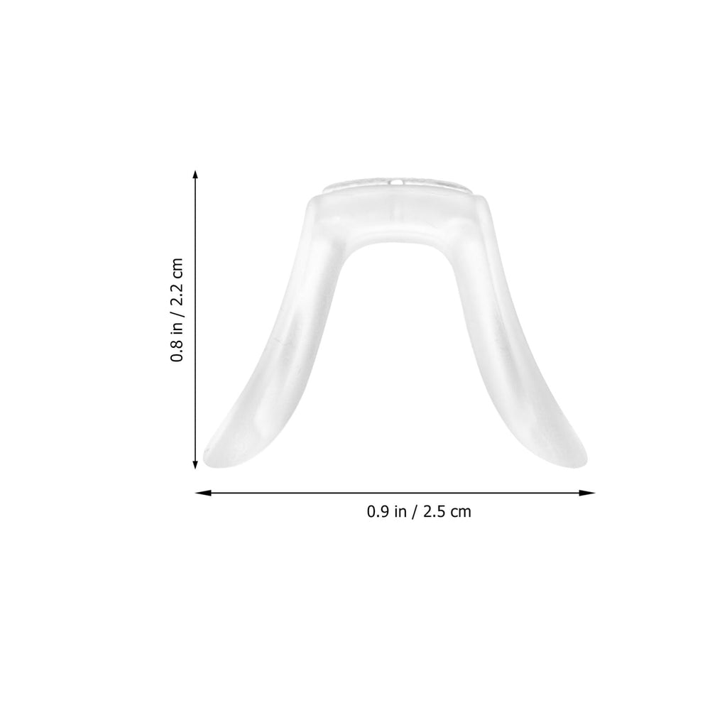 Three-piece silicone nose pads set for eyeglasses
