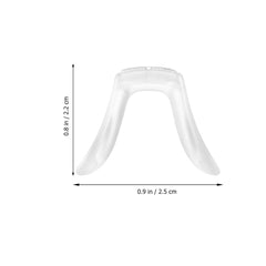 Three-piece silicone nose pads set for eyeglasses