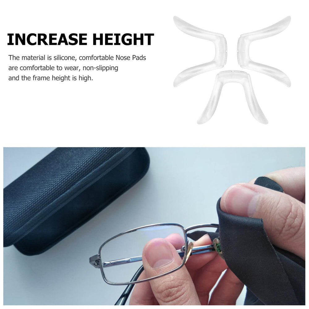 Nose pads compatible with most glasses and sunglasses