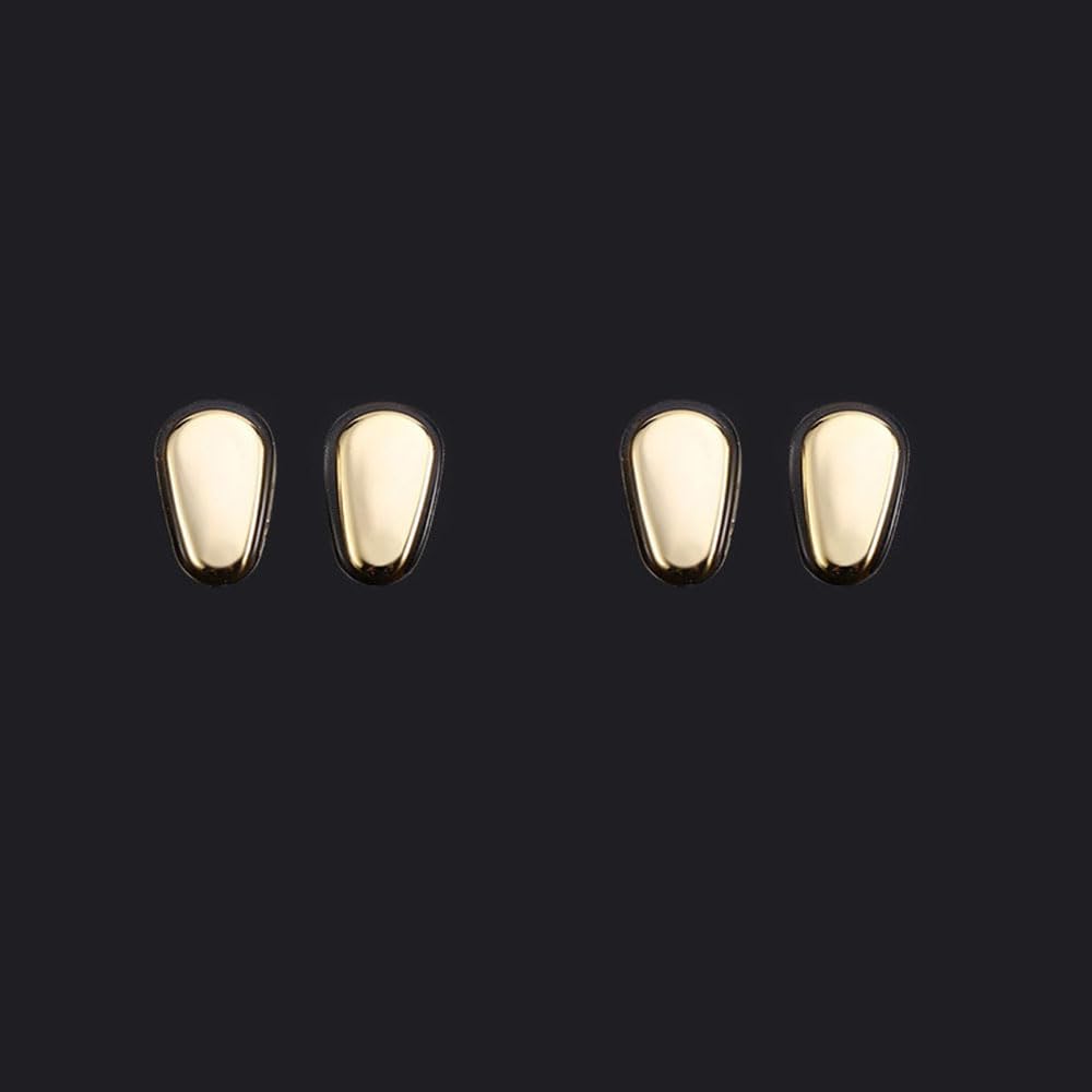 Nose pads with plastic hard core design in gold finish