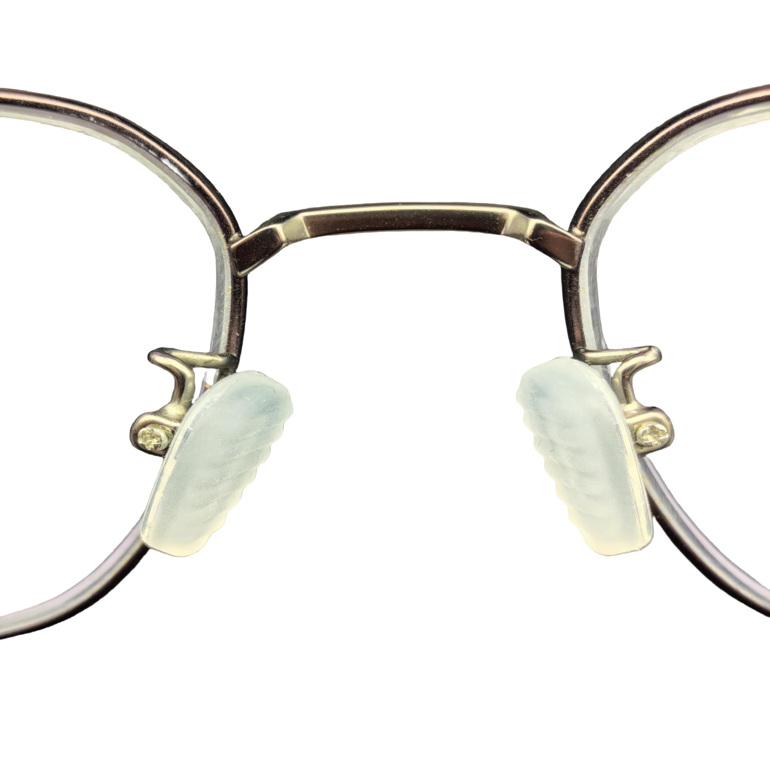 Six-pair silicone eyeglass nose pad kit with screws and driver