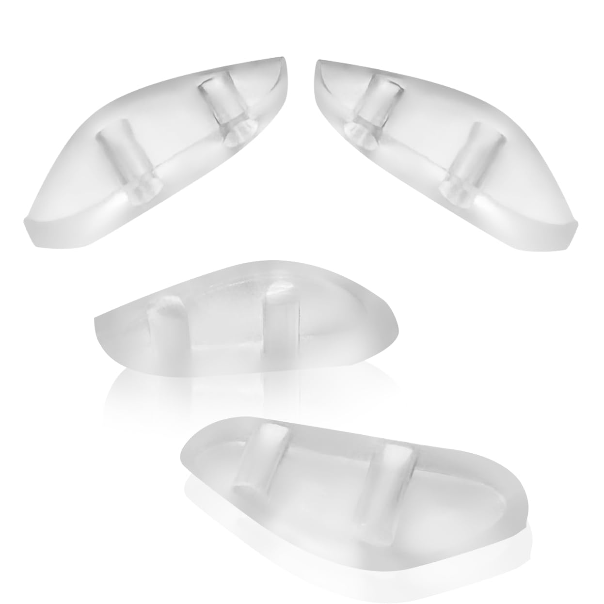 Nose pads for Oakley OX8045 OX8051 OX8065 OX8066 OX8071 OX8096 – close-up front view