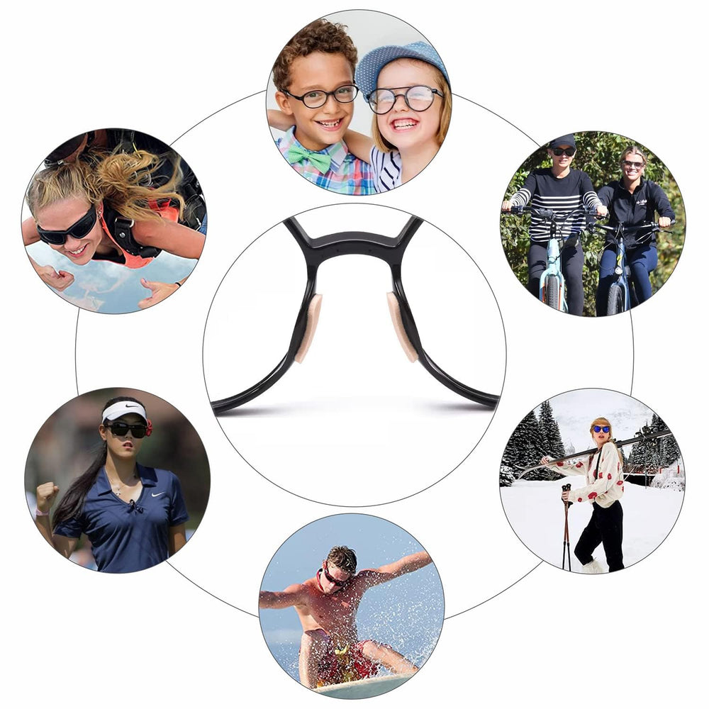 Compatible with various glass styles: eyeglasses, sunglasses, reading glasses
