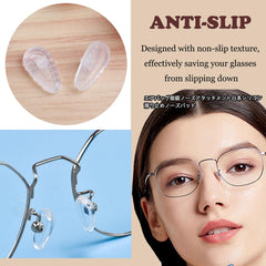 Screw-in nose pad for glasses - size S 14mm x 6.5mm x 2.5mm