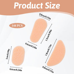 Nose pad shapes: D-shaped, oval, waterdrop
