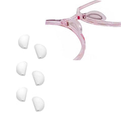 White silicone nose pads for glasses – 3 pack