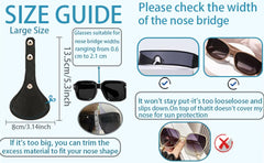 Nose protector for glasses in white (large size)