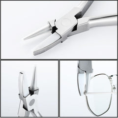 Nose pad repair tool for eyeglasses