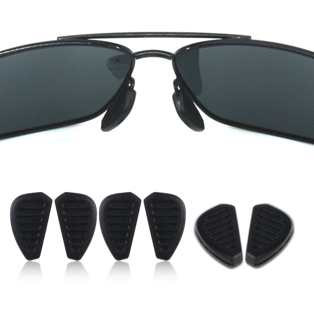 Six slip-on sunglasses nose pads for eyewear