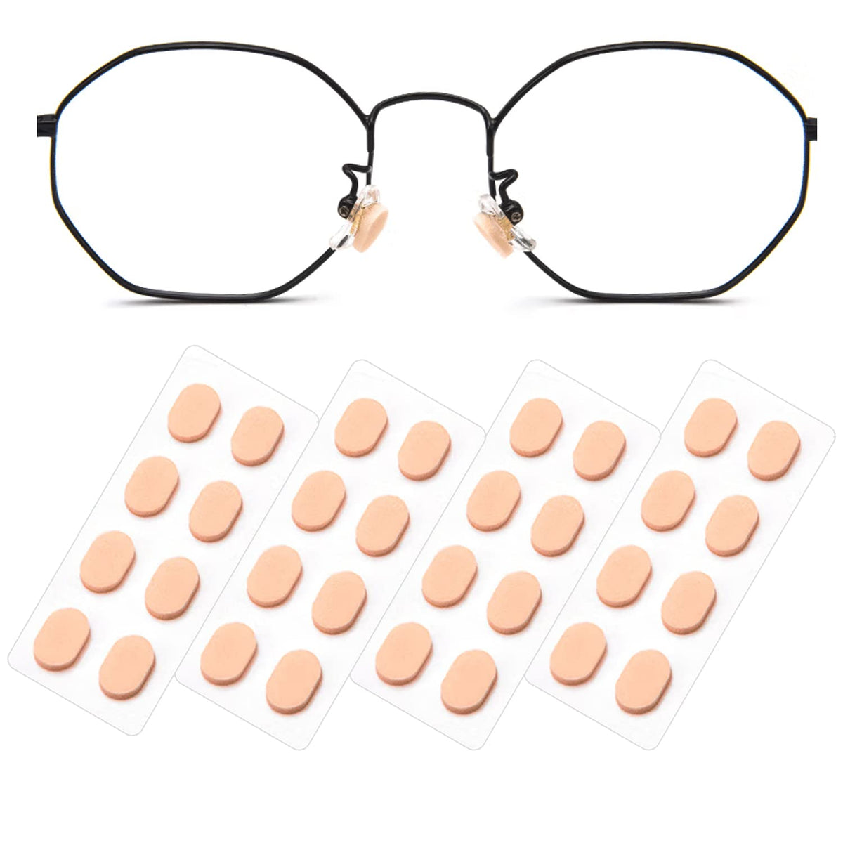 Skin color foam nose pads set of 16