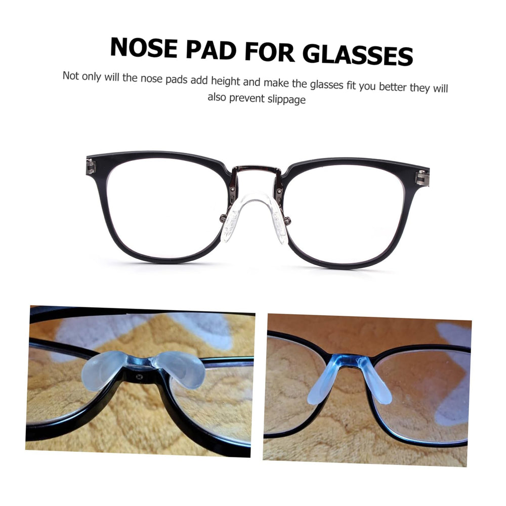 Replacement nose pad set compatible with various frames