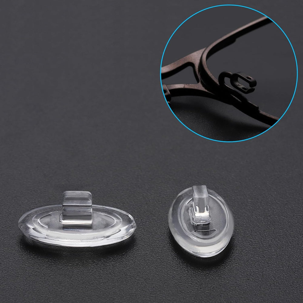 Close-up of 14mm x 8mm nose pad shape