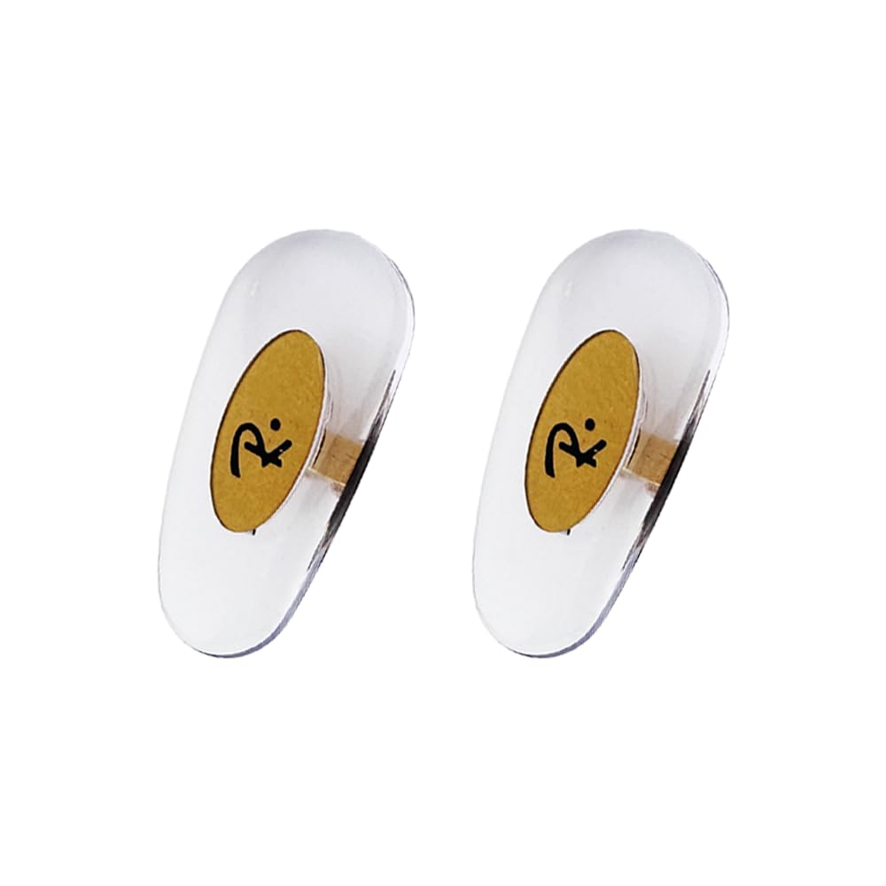 Silicone surface detail of Ray Ban nose pads in gold