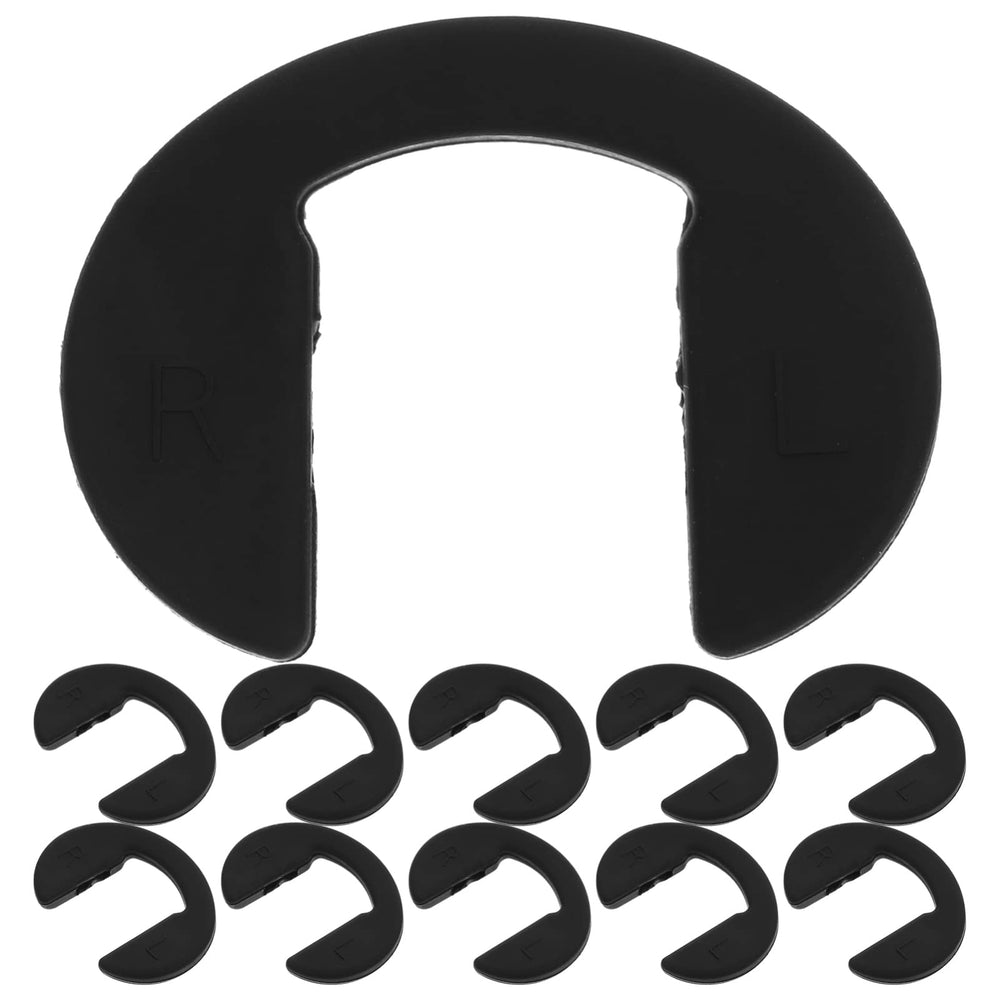 10pcs silicone glasses nose pads in black