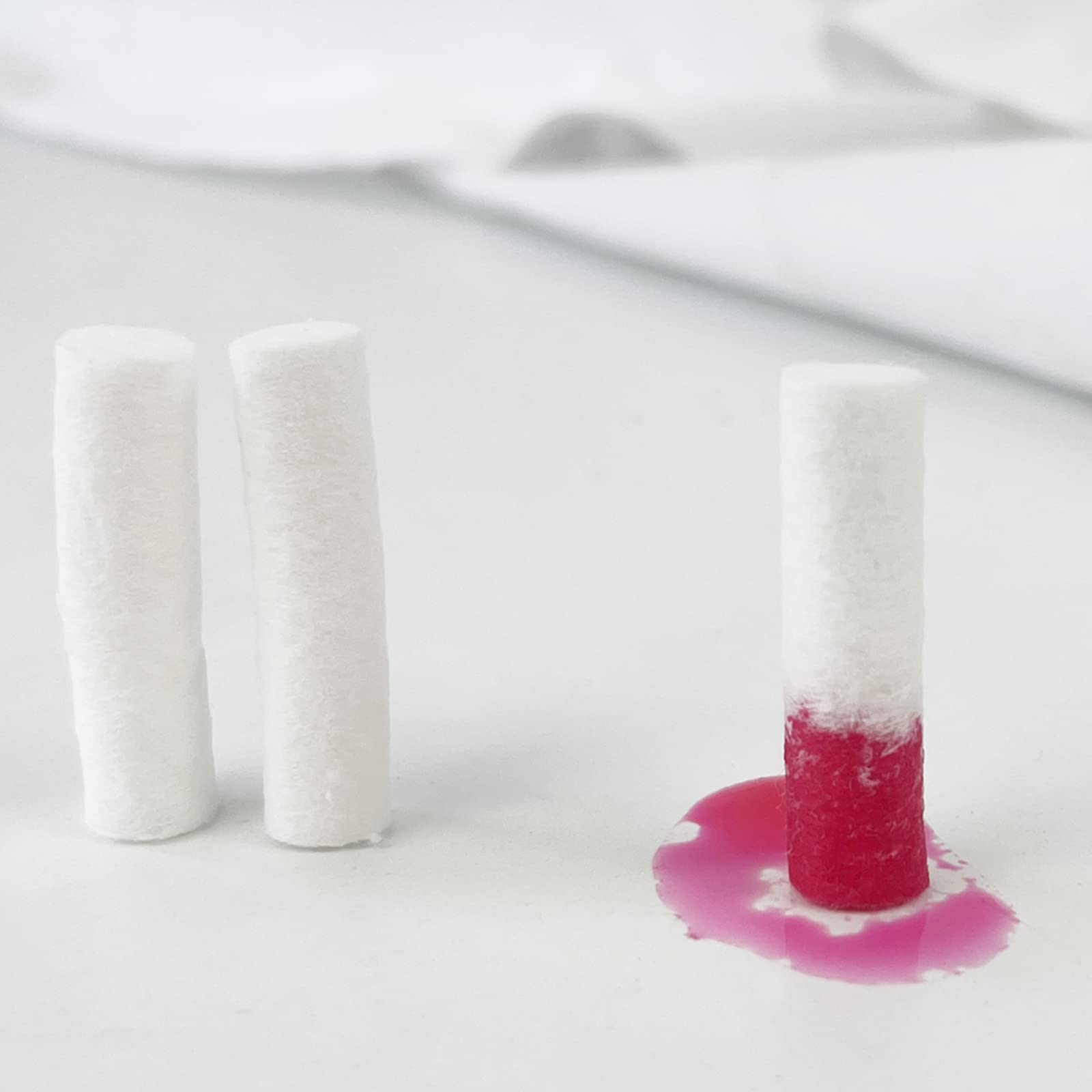 Versatile uses: nosebleed plugs for wounds, makeup removal, and ear plugs